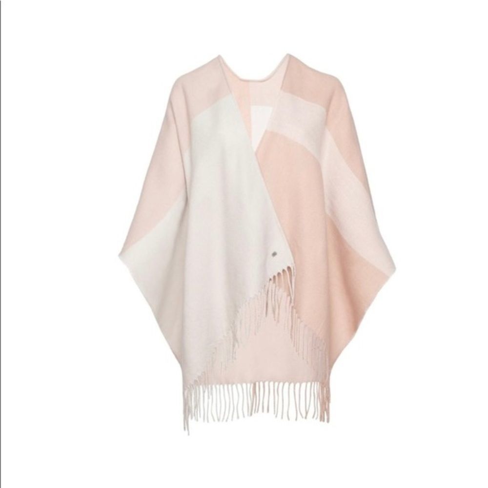 NWT! SOIA & KYO Woven Scarf with Fringe Cardigan - Picture 4 of 7